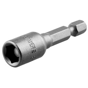Бита STAYER "PROFI" с торцовой головкой, магнитная, хвостовик E 1/4", L48 мм, 8мм, 1шт 4832660