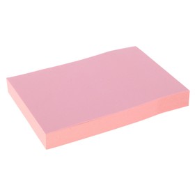 Блок с липким краем 51 мм x 76 мм, 100 листов, пастель, розовый