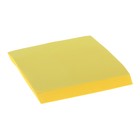 Блок с липким краем, 76 мм х 76 мм, 100 листов, флуоресцентный, жёлтый - фото 239725