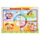 Плакат "Времена года!" дети, А2 Плакат "Времена года!" дети, А2