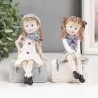 Souvenir Polyresin "Girl on a suitcase" MIX 10,5x5,5x6 cm Souvenir Polyresin "Girl on a suitcase" MIX 10,5x5,5x6 cm