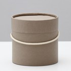 Подарочная коробка, круглая, крафт, 12 х 12 см Подарочная коробка, круглая, крафт, 12 х 12 см