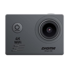 Экшн-камера Digma DiCam 300, серый