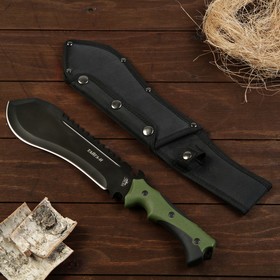 Нож-мачете походный "Тайга-Н" сталь - AUS8, рукоять - резина, 37 см