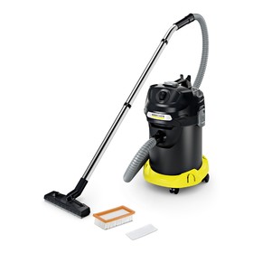 Пылесос для золы Karcher AD 4 Premium, 600/150 Вт, 17 л/металл, чёрно-жёлтый 4842338