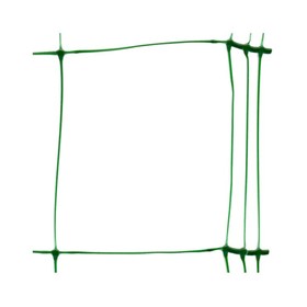 Сетка шпалерная для огурцов, 2 × 500 м, ячейка 15 × 17 см, хаки