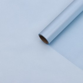 Бумага тишью водоотталкивающая с ламинацией, цвет светло-голубой, 58 см х 5 м 75 микрон