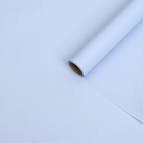 Бумага тишью с ламинацией, цвет лазурь, 58 см х 5 м 75 микрон