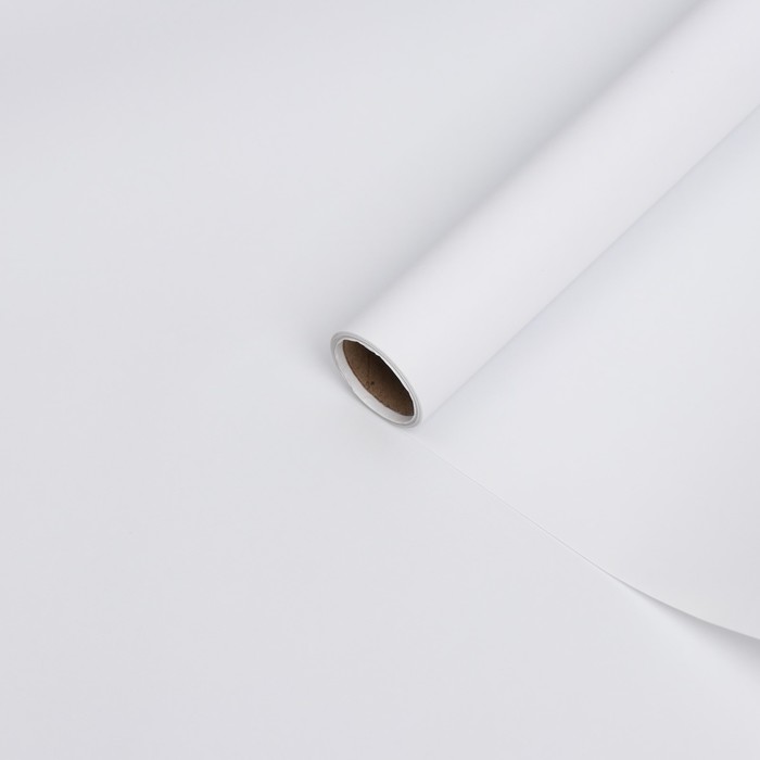 Бумага тишью с ламинацией, цвет белый, 58 см х 5 м 75 микрон