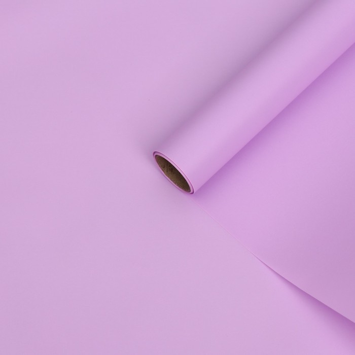 Бумага тишью с ламинацией, цвет фиолетовый, 58 см х 5 м 75 микрон