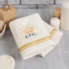 Полотенце махровое King 50х90 см 100% хлопок, 340 г/м2 Полотенце махровое King 50х90 см 100% хлопок, 340 г/м2