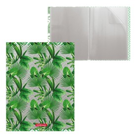 Папка с 20 прозрачными вкладышами А4, ErichKrause. Tropical Leaves, пластиковая 4833526