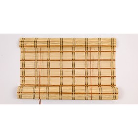 Бамбуковая рулонная штора, размеры 90×220 см
