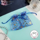 Pouch gift "Constellations" 7*9, color blue with gold