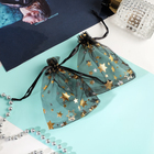Pouch gift, "Star rain" 10*12, color black with gold Pouch gift, "Star rain" 10*12, color black with gold