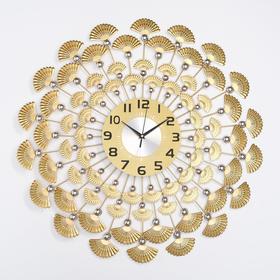 Часы настенные, серия: Ажур, "Висенте", планый ход, 69 х 69 см, d циферблата=22 см