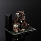 Souvenir "Fat bear", 8х12х10 cm, serpentine, gypsum Souvenir "Fat bear", 8х12х10 cm, serpentine, gypsum