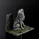 Souvenir "Grey wolf", 8х12х10 cm, serpentine, gypsum Souvenir "Grey wolf", 8х12х10 cm, serpentine, gypsum