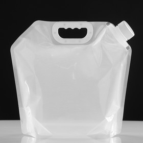 Фляжка для воды 5 л "На всякий случай",  мягкая, пластик, 32х30 см