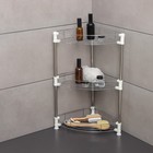 Этажерка настольная угловая 3-х секционная, 38,5×27,5×54,5 см Этажерка настольная угловая 3-х секционная, 38,5×27,5×54,5 см