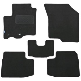 Коврики в салон Citroen C4 2004-2010, хб., 5 шт. (текстиль, бежевые) 4755066