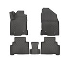 Коврики KVEST 3D в салон Lexus NX, 2014->, 5 шт. (полистар серый/черный) 4755948 - фото 92148