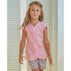 {{photo.Alt || photo.Description || 'Блузка для девочки MINAKU Cotton collection: Romantic, цвет розовый, рост 92 см'}}