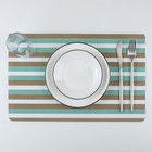 Салфетка кухонная 45×30 см "Тэри", цвет коричнево-бирюзовый Салфетка кухонная 45×30 см "Тэри", цвет коричнево-бирюзовый