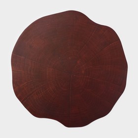 Салфетка кухонная «Спил», 38x39 см, цвет коричневый