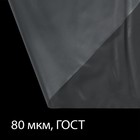 Плёнка полиэтиленовая, толщина 80 мкм, 3 × 5 м, рукав (1,5 м × 2), прозрачная, 1 сорт, ГОСТ 10354-82 Плёнка полиэтиленовая, толщина 80 мкм, 3 × 5 м, рукав (1,5 м × 2), прозрачная, 1 сорт, ГОСТ 10354-82