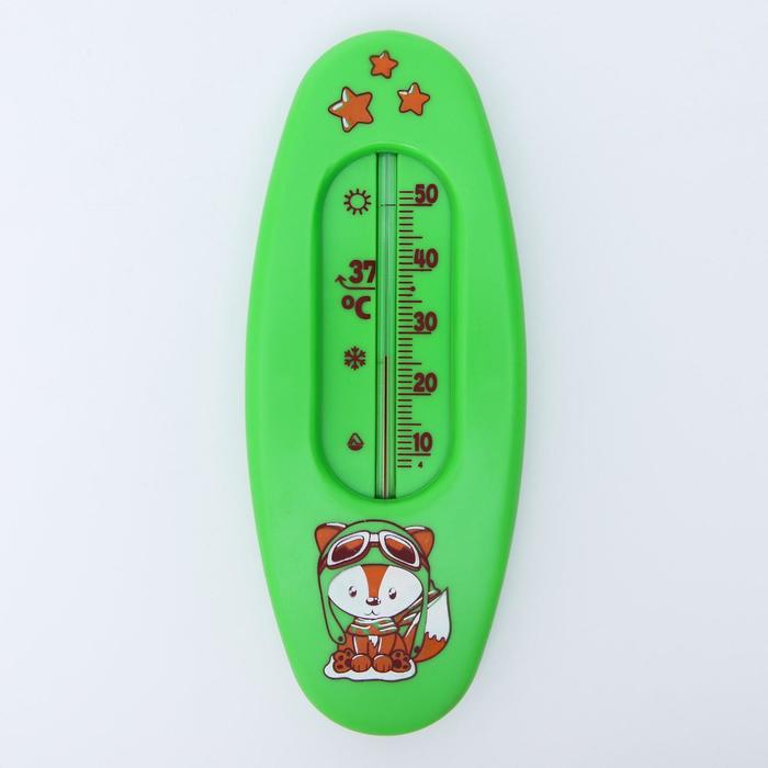 Термометр для измерения температуры воды, детский «Сувенир», овальный, цвет и рисунок МИКС