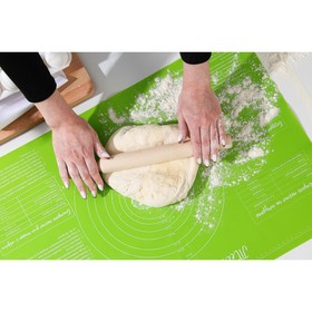 Силиконовый коврик для выпечки «Тесто для пиццы», 64 х 45 см