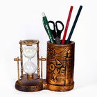 Clocks "Sea of love" with the pencil, 16.5х8х13 cm Clocks "Sea of love" with the pencil, 16.5х8х13 cm