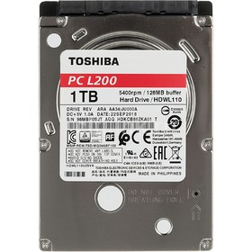 Жесткий диск Toshiba L200 Slim, 1Тб, SATA-III, 2.5"