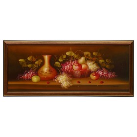 Картина "Натюрморт с кувшином вина" 50х20 см (53х23 см)