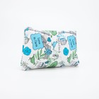 The cosmetic bag is a simple City, 19*1,5*10 the division zipper, green The cosmetic bag is a simple City, 19*1,5*10 the division zipper, green