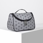 Cosmetic bag-bag Abstraction 23*11*15 the division zipper, mirror, gray Cosmetic bag-bag Abstraction 23*11*15 the division zipper, mirror, gray