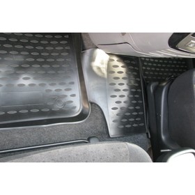 Коврики в салон Toyota Ipsum ACM 21W JDM, 05/2001–05/2007, 3 ряда, П.Р  бежевые 1951357