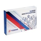 Набор инструментов в кейсе ТУНДРА, подарочная упаковка "Россия", CrV, 1/2", 21 предмет 4822375 Набор инструментов в кейсе ТУНДРА, подарочная упаковка "Россия", CrV, 1/2", 21 предмет 4822375