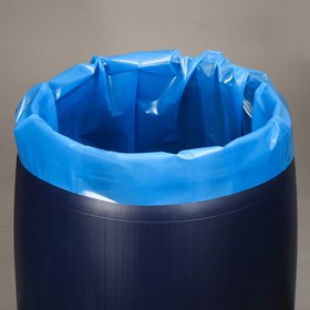 Bag liner in the barrel of 220 liters, 95 x 150 cm, 150 µm (packing 5 PCs), anticut