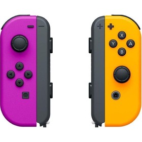 Набор для Nintendo Switch, 2 Контроллера Joy-Con (неоновый фиолетовый / неоновый оранжевый)   486056 4860568