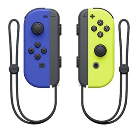 Набор для Nintendo Switch, 2 Контроллера Joy-Con (синий / неоновый желтый)