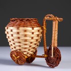 Плетеные сувениры (Велосипед) 15х9 см H 12 см.(Бамбук срезан) Плетеные сувениры (Велосипед) 15х9 см H 12 см.(Бамбук срезан)