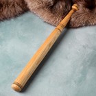 Сувенирное деревянное оружие "Бита бейсбольная", массив дуба, 62 см - фото 6660109