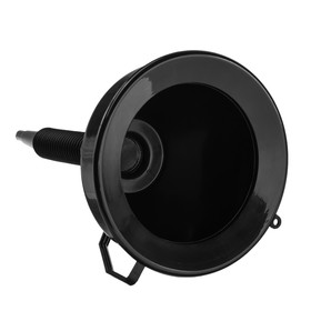 Gas funnel Oktan with spill, neck diameter 160 mm, black