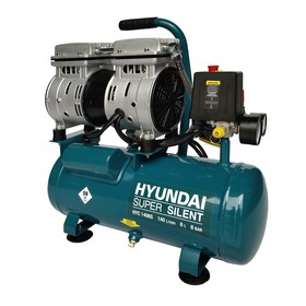Компрессор Hyundai HYС 1406S, 750 Вт, 140 л/мин, ресивер 6 л, регулировка давления автомат