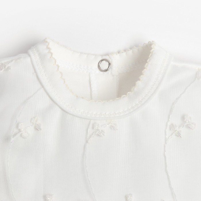 Набор: платье б.рук и повязка  Крошка Я, белый, рост 80-86 см - фото 798457602