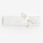 Набор: платье б.рук и повязка  Крошка Я, белый, рост 80-86 см - фото 801959270