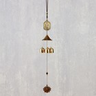 Wind chimes metal "Ganesha on the medallion" 3 bell 43 cm