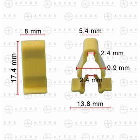 Клипса Honda 90601SMG003 4872309